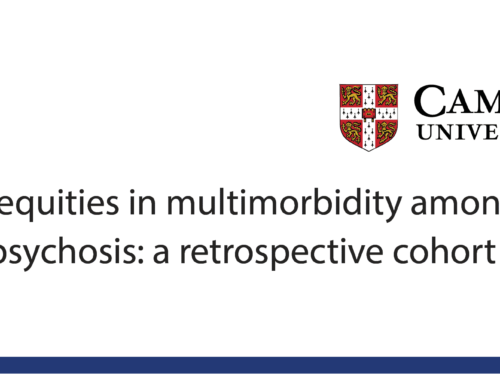 Ethnic inequities in multimorbidity among people with psychosis: a retrospective cohort study
